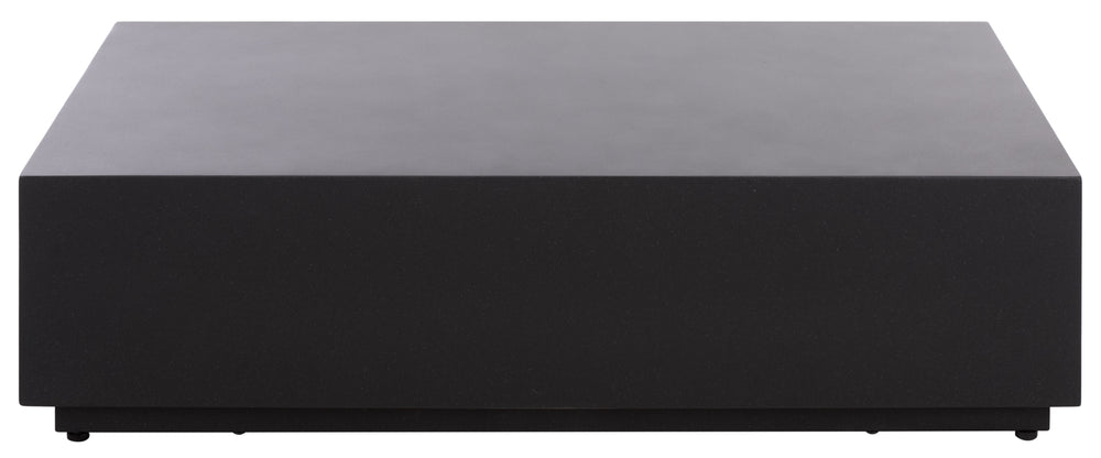 Tina Polystone Rectangle Coffee Table With Low-Profile Modern Silhouette And Durable Smooth Finish