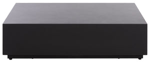 Tina Polystone Rectangle Coffee Table With Low-Profile Modern Silhouette And Durable Smooth Finish
