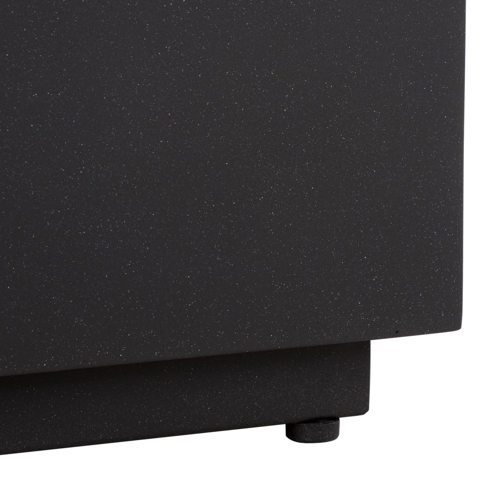 Tina Polystone Rectangle Coffee Table With Low-Profile Modern Silhouette And Durable Smooth Finish