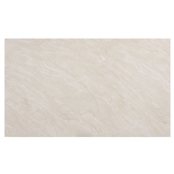 Tina Rectangle Coffee Table With Polystone Stone-Look Finish, Sleek Low Profile For Modern Homes