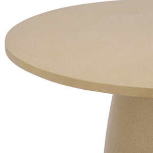 Safavieh Tina Round Dining Table Matte Finish Minimalist Style Seats Four Open Plan Spaces Beige PAT6216B-2BX