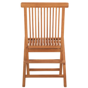 Safavieh Holly Solid Teak Folding Chair - Durable Outdoor Seating With Natural Elegance For Any Space Natural  Pat6503a-set2