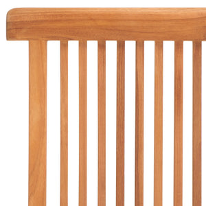 Safavieh Holly Solid Teak Folding Chair - Durable Outdoor Seating With Natural Elegance For Any Space Natural  Pat6503a-set2