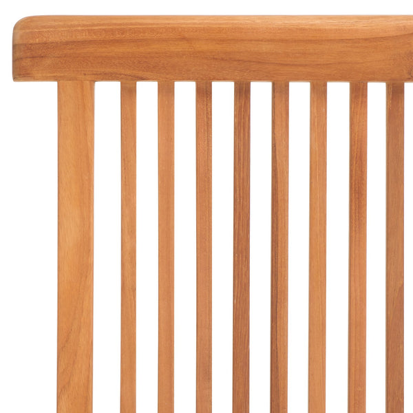 Safavieh Holly Solid Teak Folding Chair - Durable Outdoor Seating With Natural Elegance For Any Space Natural  Pat6503a-set2