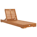 Safavieh Aberdeen Solid Teak Lounger Natural PAT6504A