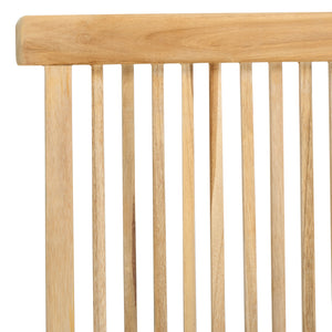 Safavieh Marcus Solid Teak Folding Arm Chair - Elegant, Weather-resistant Outdoor Seating For Your Patio Natural Teak Wood Pat6601a-set2