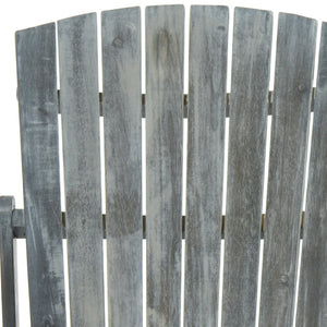 Safavieh HANTOM Adirondack-Style Loveseat - Timeless Outdoor Comfort for Patios, Gardens, and Porches Ash Grey PAT6702A