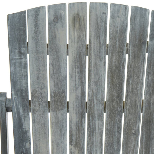 Safavieh HANTOM Adirondack-Style Loveseat - Timeless Outdoor Comfort for Patios, Gardens, and Porches Ash Grey PAT6702A