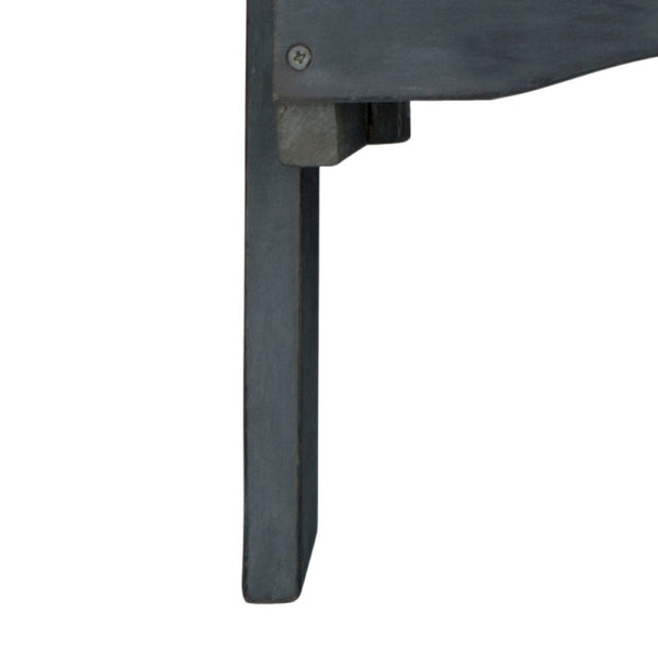 Safavieh VISTA Adirondack Chair - Eco-Friendly Comfort with Built-In Drink Holder for Outdoor Relaxation Dark Slate Gray PAT6727K