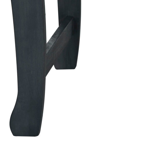 Safavieh AZUSA Bench – Elegant Carved Wood Design with Plush Cushion for Timeless Outdoor Comfort & Style Dark Slate Gray / Beige PAT6741K