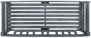 Safavieh PORTERVILLE Two-Seat Outdoor Bench - Stylish Acacia Wood Design for Patios and Gardens Ash Grey PAT6742B