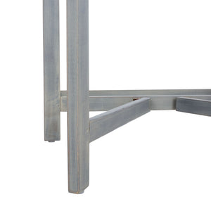 Safavieh GALLO Outdoor Bistro Set - Elegant Two-Piece Patio Furniture for Charming Balcony Dining Spaces Ash Grey PAT6751C