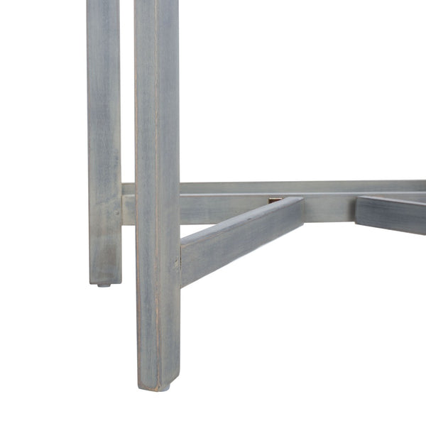 Safavieh GALLO Outdoor Bistro Set - Elegant Two-Piece Patio Furniture for Charming Balcony Dining Spaces Ash Grey PAT6751C