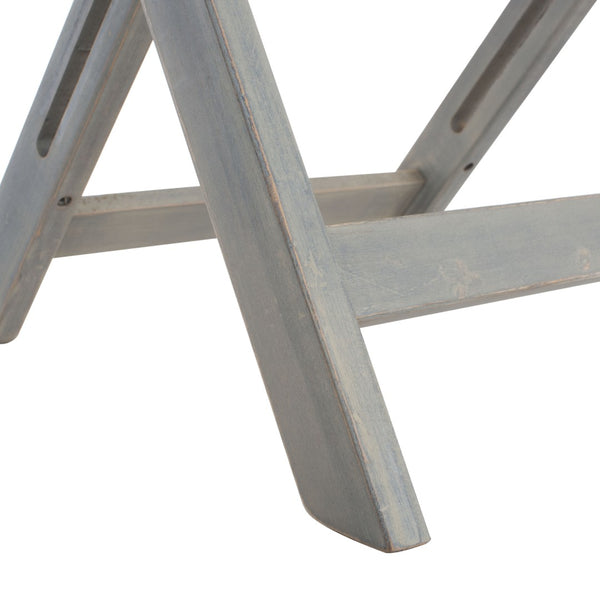 Safavieh GALLO Outdoor Bistro Set - Elegant Two-Piece Patio Furniture for Charming Balcony Dining Spaces Ash Grey PAT6751C