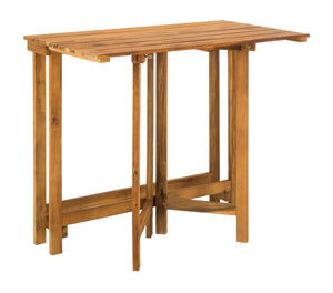 Safavieh WILTON Corner Lounge Set for Balconies – Cozy Wooden Outdoor Furniture for Small Spaces & Style Natural / Navy PAT6754A