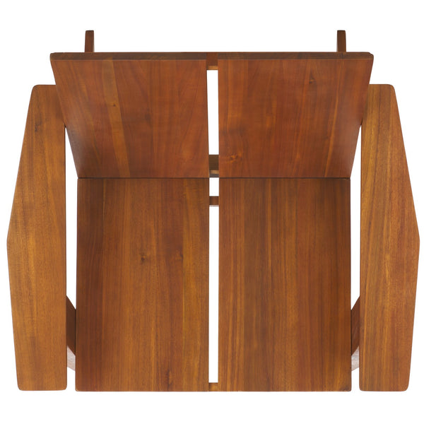 Safavieh Maya Adirondack Chair In Premium Teak – Stylish Outdoor Seating For Ultimate Relaxation & Comfort Teak Wood Pat6800a