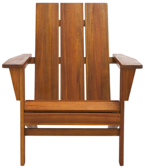 Safavieh Alton Teak Adirondack Chair - Stylish Outdoor Seating For Relaxation And Comfort In Any Space Teak Wood Pat6801a