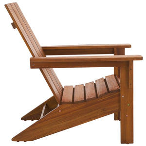 Safavieh Alton Teak Adirondack Chair - Stylish Outdoor Seating For Relaxation And Comfort In Any Space Teak Wood Pat6801a