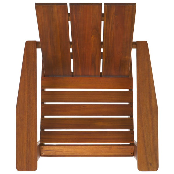 Safavieh Alton Teak Adirondack Chair - Stylish Outdoor Seating For Relaxation And Comfort In Any Space Teak Wood Pat6801a