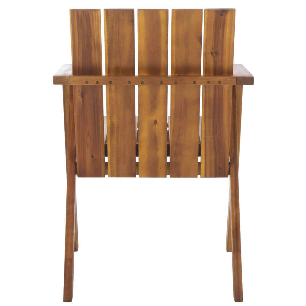 Safavieh Tucker Stacking Chair In Teak - Elegant, Space-saving Design For Home Or Office Décor & Comfort Teak Wood Pat6802a