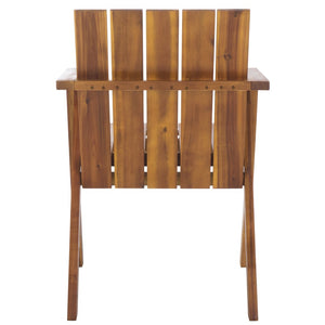 Safavieh Tucker Stacking Chair In Teak - Elegant, Space-saving Design For Home Or Office Décor & Comfort Teak Wood Pat6802a