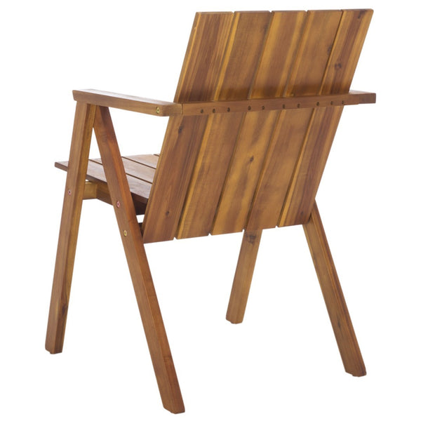 Safavieh Tucker Stacking Chair In Teak - Elegant, Space-saving Design For Home Or Office Décor & Comfort Teak Wood Pat6802a