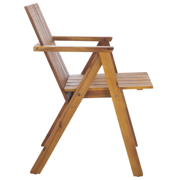 Safavieh Tucker Stacking Chair In Teak - Elegant, Space-saving Design For Home Or Office Décor & Comfort Teak Wood Pat6802a