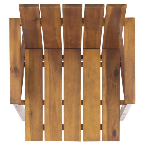 Safavieh Tucker Stacking Chair In Teak - Elegant, Space-saving Design For Home Or Office Décor & Comfort Teak Wood Pat6802a