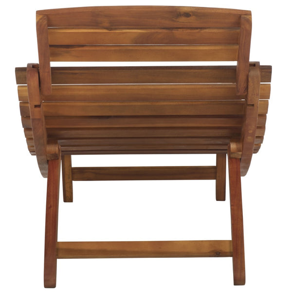 Safavieh Fanty Folding Sunlounger In Elegant Teak - Durable, Stylish, And Perfect For Outdoor Relaxation! Teak Wood Pat6803a