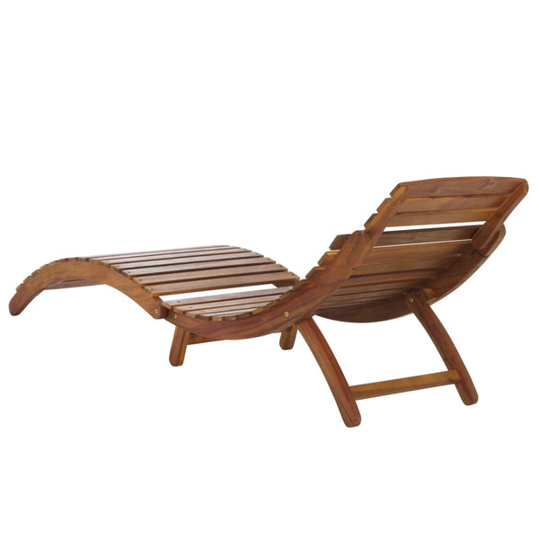 Safavieh Fanty Folding Sunlounger In Elegant Teak - Durable, Stylish, And Perfect For Outdoor Relaxation! Teak Wood Pat6803a