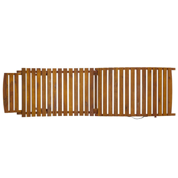 Safavieh Fanty Folding Sunlounger In Elegant Teak - Durable, Stylish, And Perfect For Outdoor Relaxation! Teak Wood Pat6803a