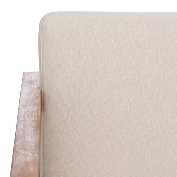 Safavieh Napoli 3-seater Bench - Timeless Outdoor Seating For Relaxation And Entertaining In Style Teak Brown ,Cream Wood Pat6804a