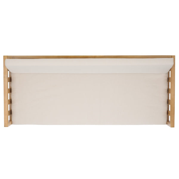 Safavieh Napoli 3-seater Bench - Timeless Outdoor Seating For Relaxation And Entertaining In Style Oak ,Cream Wood Pat6804b