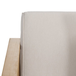 Safavieh Napoli Bench & Bed - Versatile Outdoor Seating, Luxurious Comfort For Relaxation And Style Oak ,Cream Wood Pat6805b