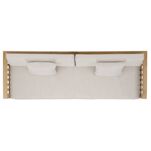 Safavieh Napoli Bench & Bed - Versatile Outdoor Seating, Luxurious Comfort For Relaxation And Style Oak ,Cream Wood Pat6805b