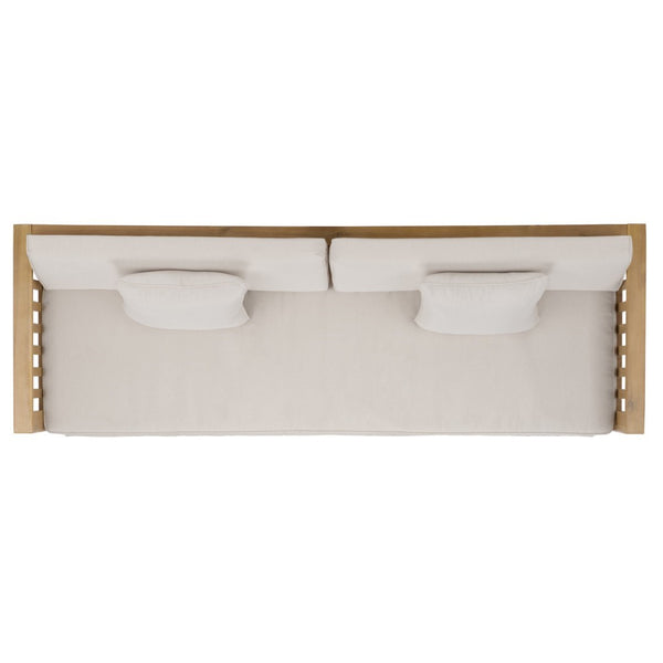 Safavieh Napoli Bench & Bed - Versatile Outdoor Seating, Luxurious Comfort For Relaxation And Style Oak ,Cream Wood Pat6805b