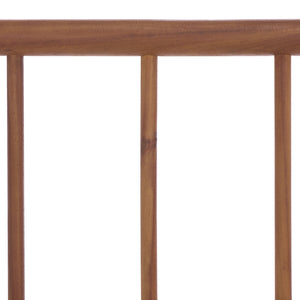 Safavieh Cardori Outdoor Bench And Table Set - Elegant Teak Brown & Cream For Stylish Relaxation & Dining Teak Brown ,Cream Wood,Fabric,Foam Pat6808a