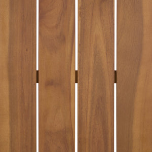 Safavieh Cardori Outdoor Bench And Table Set - Elegant Teak Brown & Cream For Stylish Relaxation & Dining Teak Brown ,Cream Wood,Fabric,Foam Pat6808a