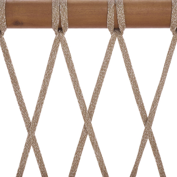 Safavieh Sabrina Bench And Table Set - Elegant Teak And Cream Outdoor Furniture For Stylish Gatherings Teak Brown ,Cream Wood,Fabric,Foam Pat6810a