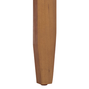 Safavieh Alta Chair Set Of 2 - Elegant Teak Brown Finish With Cream Upholstery For Timeless Comfort & Style Teak Brown ,Cream Wood,Fabric,Foam Pat6811a-set2