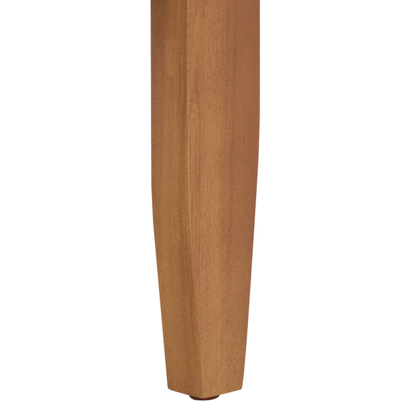 Safavieh Alta Bench + Table Set - Elegant Teak And Cream Finish For Stylish Indoor/Outdoor Comfort & Charm Teak Brown ,Cream Wood,Fabric,Foam Pat6812a