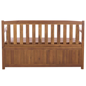 Safavieh Kelter Bench Box - Elegant Teak Wood Storage Seat For Stylish Home Decor & Outdoor Spaces Teak Wood Pat6813a