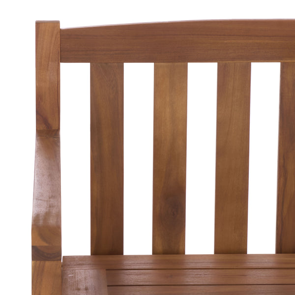 Safavieh Kelter Bench Box - Elegant Teak Wood Storage Seat For Stylish Home Decor & Outdoor Spaces Teak Wood Pat6813a