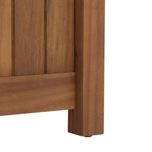 Safavieh Kelter Bench Box - Elegant Teak Wood Storage Seat For Stylish Home Decor & Outdoor Spaces Teak Wood Pat6813a