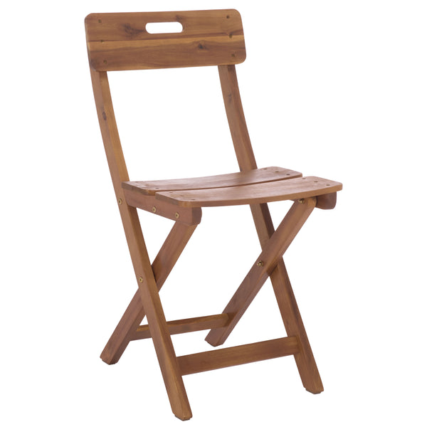 Safavieh Austin Teak Bistro Set - Elegant Outdoor Seating For Garden, Patio & Intimate Gatherings, Perfect Comfort Teak Wood Pat6814a