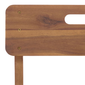 Safavieh Austin Teak Bistro Set - Elegant Outdoor Seating For Garden, Patio & Intimate Gatherings, Perfect Comfort Teak Wood Pat6814a