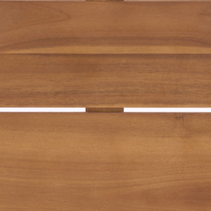 Safavieh Austin Teak Bistro Set - Elegant Outdoor Seating For Garden, Patio & Intimate Gatherings, Perfect Comfort Teak Wood Pat6814a