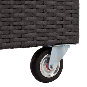 Kent Cushion Box With Weather-Resistant Rattan Finish — Durable Metal Frame, Spacious Outdoor Storage