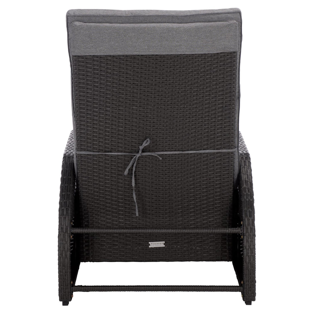 Millman Recliner Chair With Weather-Ready Rattan Frame And Plush Foam Cushion For Patio Comfort