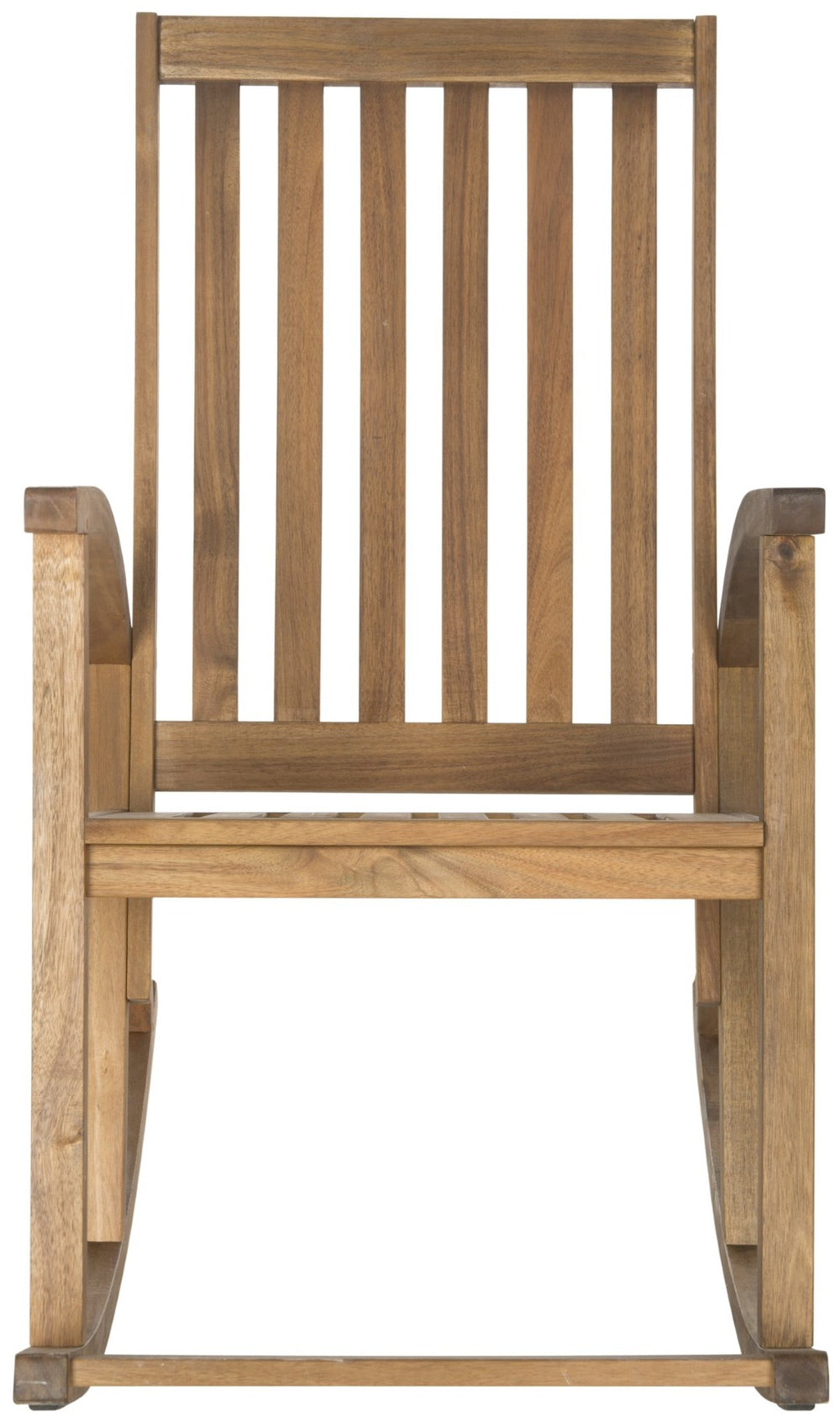 Safavieh CLAYTON Rocking Chair - Timeless Comfort Meets Modern Style for Your Outdoor Living Space Natural PAT7003A